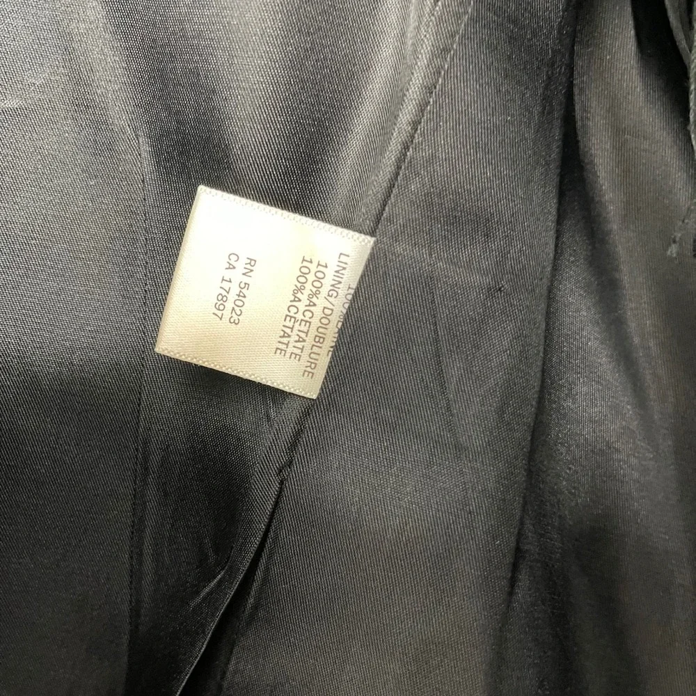 Banana Republic Men's 44R Charcoal Gray Wool Blend Two Button Blazer Suit Jacket